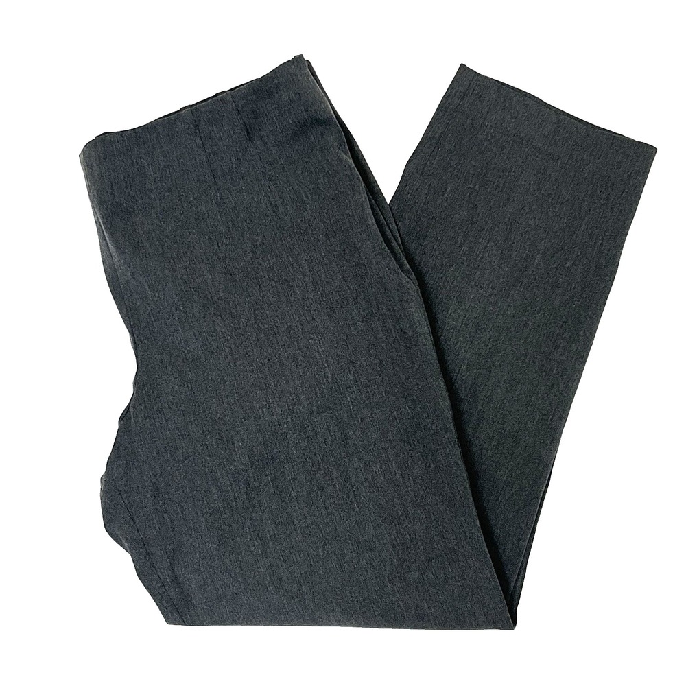Talbots Womens Dress Pants‎ Sz 16 Gray Side Zip High Rise Stretch Career Trouser